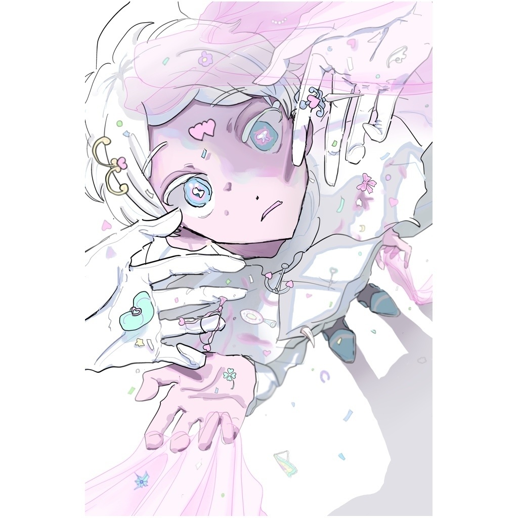 May happiness rain down upon you.　ポストカード