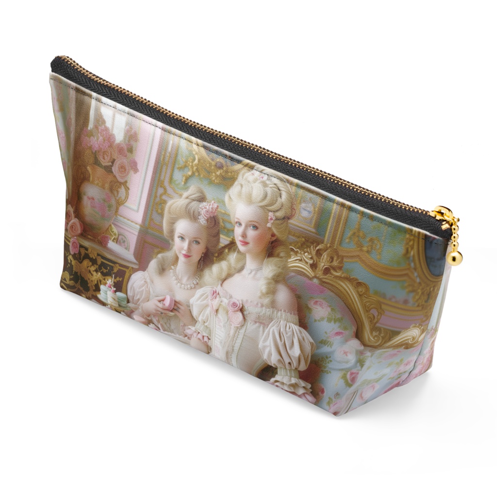 マリーアントワネット★レザーポーチ・マカロン★ロココ ヴィクトリアン 姫系 Marie Antoinette Shabby chic rose Pouch