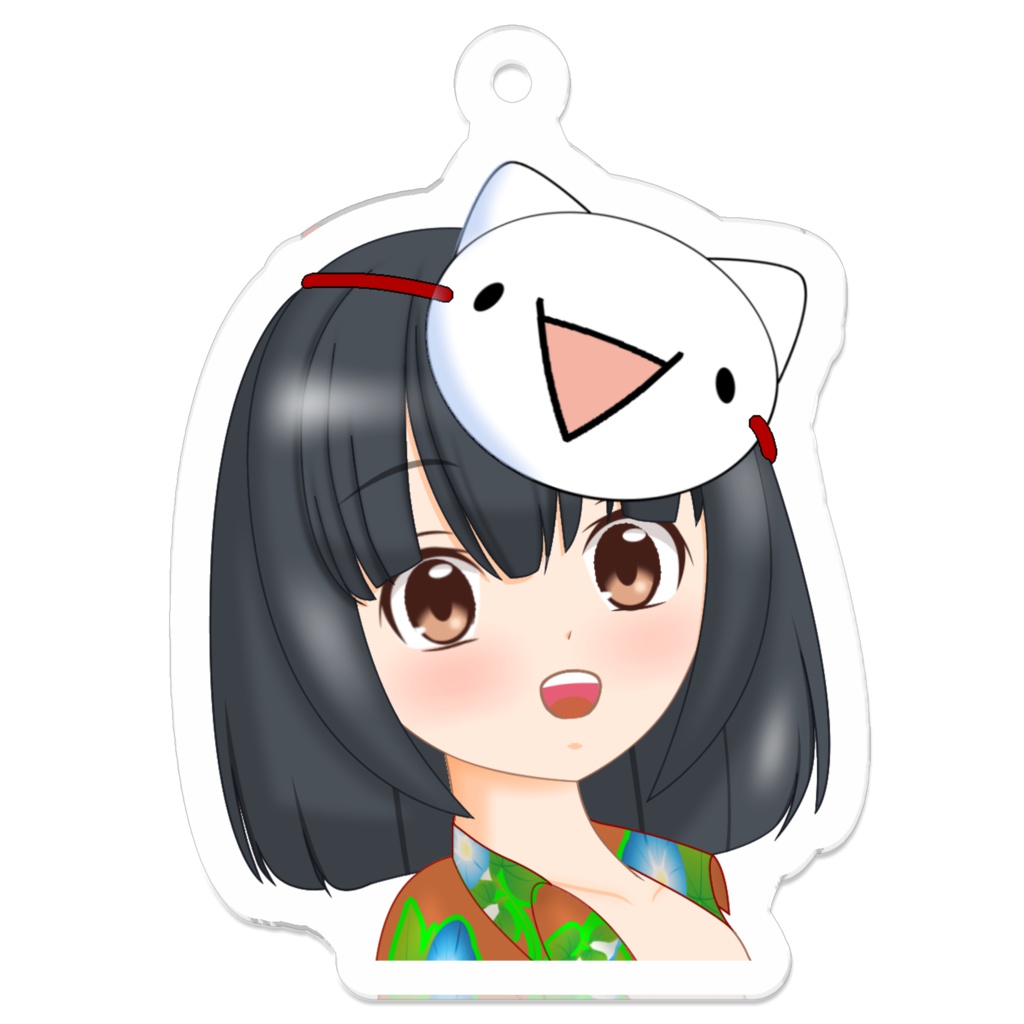 モナコインちゃんアクリルキーホルダー