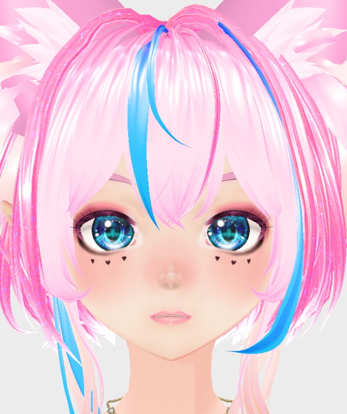 Punk Girl Vroid face texture