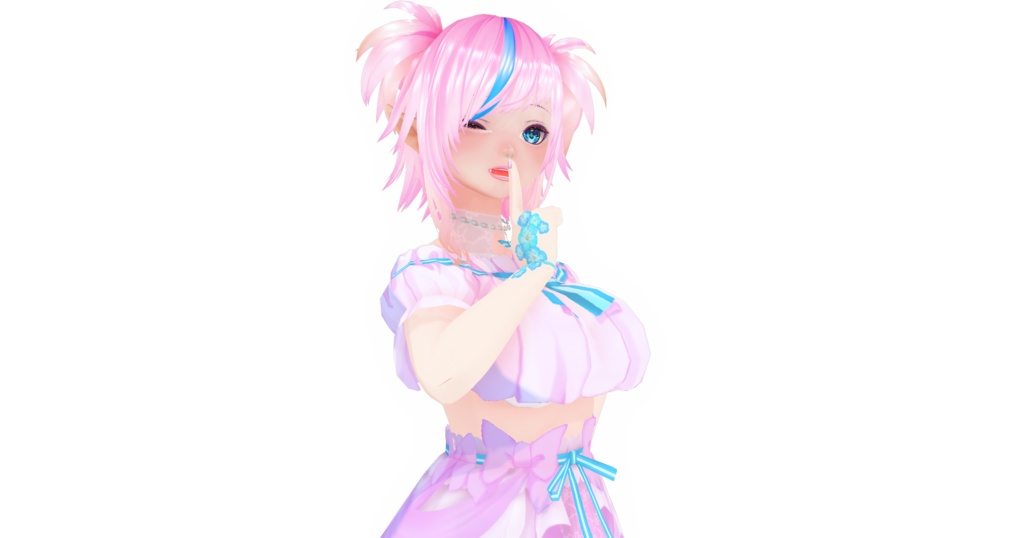 Streamer Girl Face vroid texture