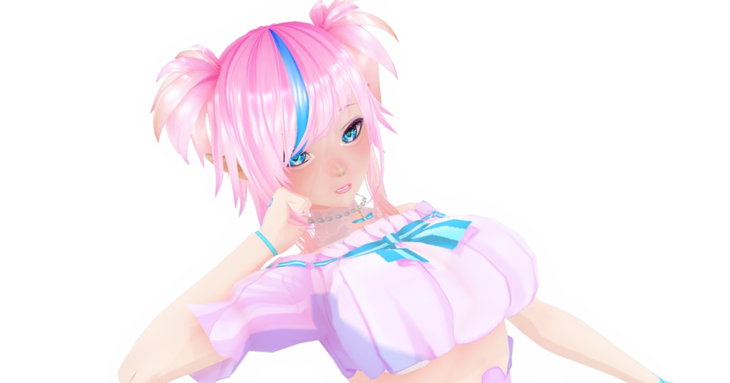Streamer Girl Face vroid texture