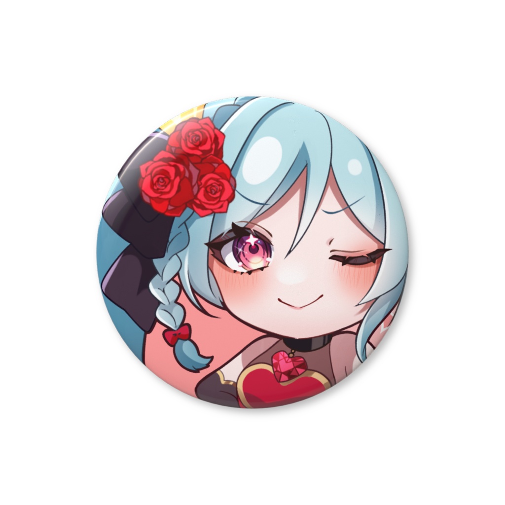 【缶バッチ】ウインクSDイラスト