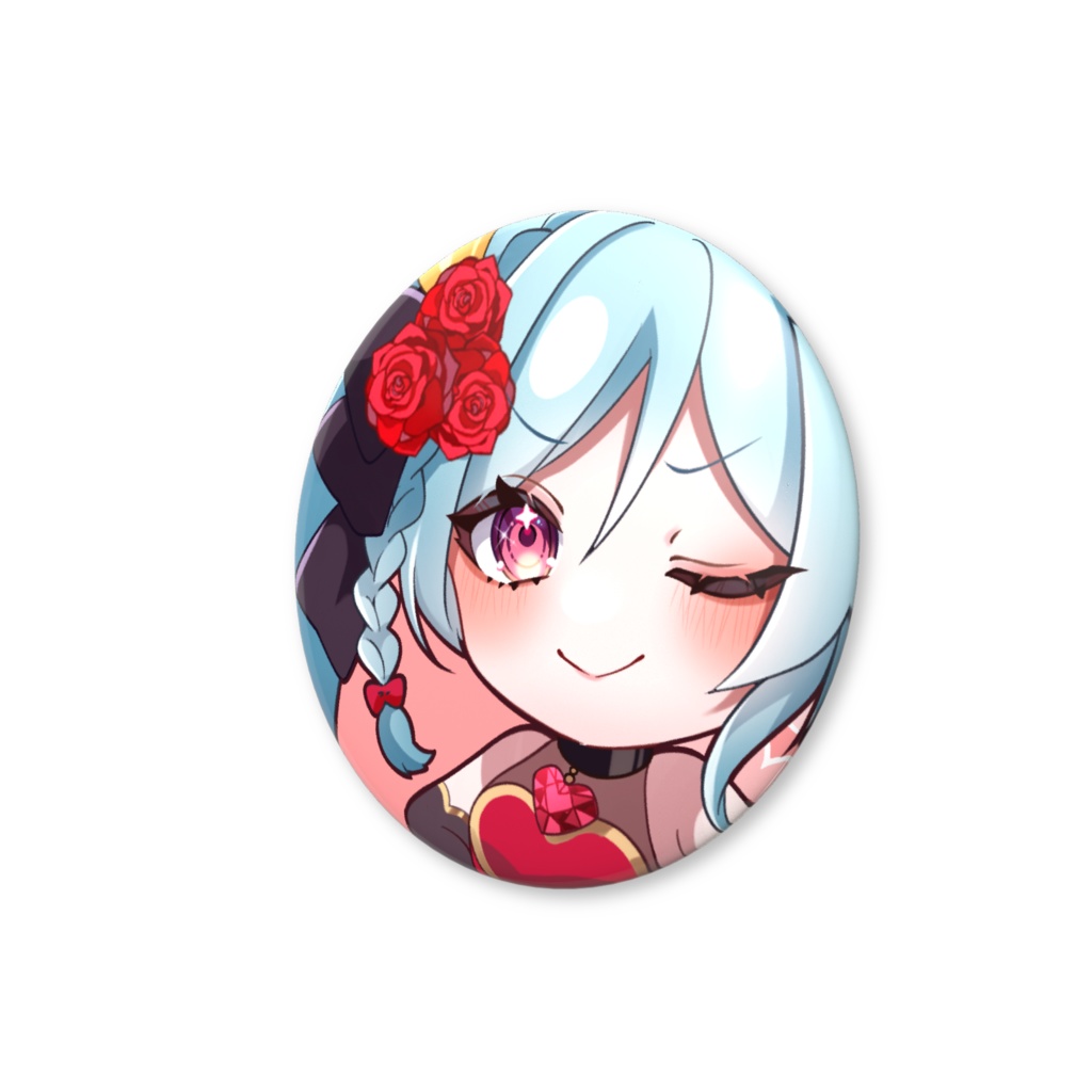 【缶バッチ】ウインクSDイラスト