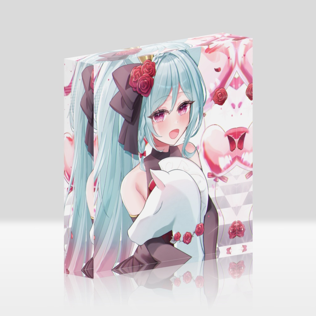 【アクブロ】24's birthdayイラストアクリルブロック100×100