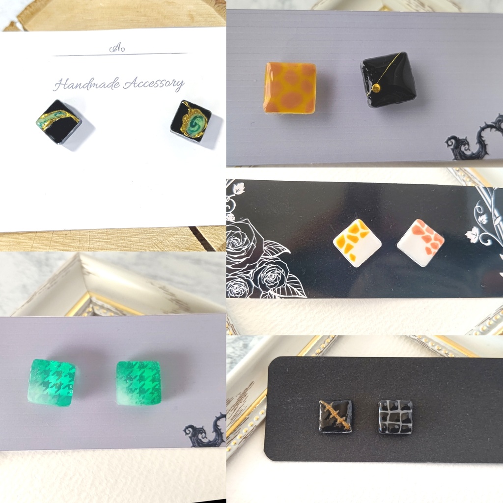 キャラモチ オーダーメイドピアス