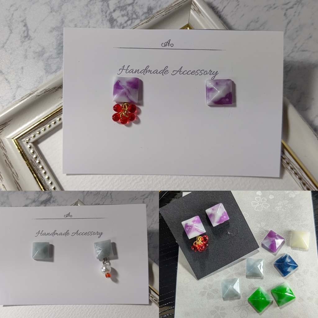 キャラモチ オーダーメイドピアス