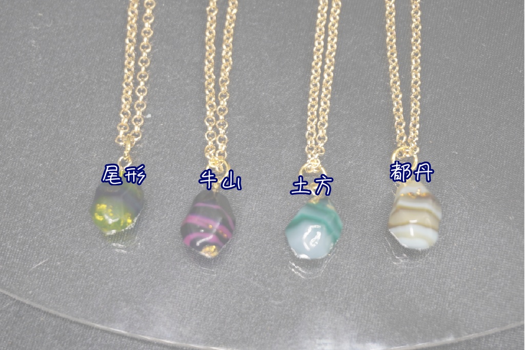 【金カム】モチーフ鉱石風ネックレス