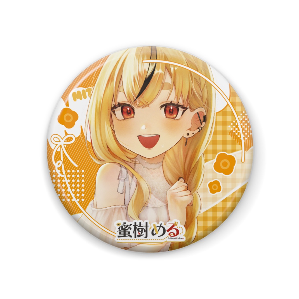 蜜樹める 2周年記念缶バッチB