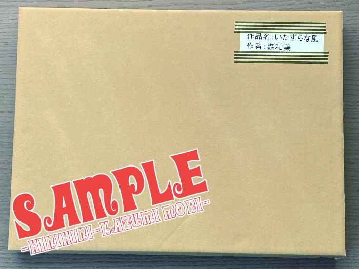 B4イラスト原画『いたずらな風』