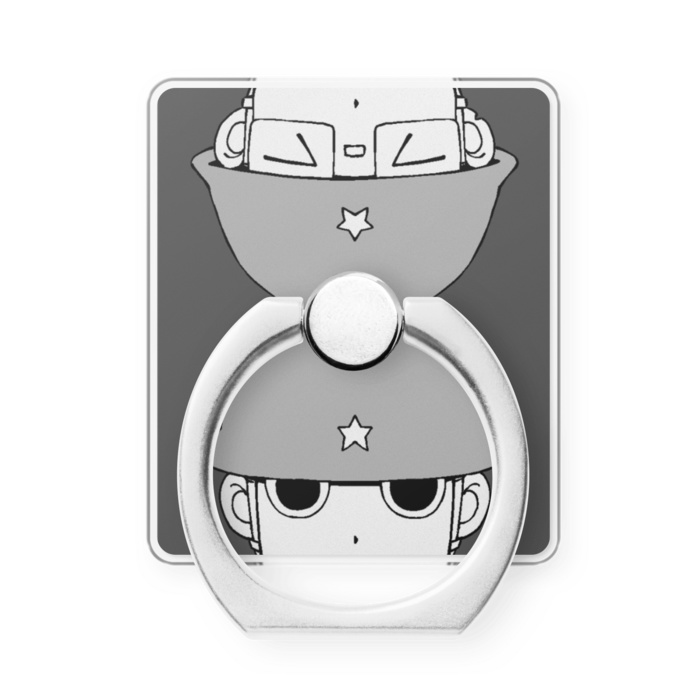 スマホリング 田丸・吉敷(モノクロ)