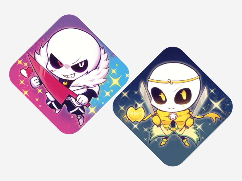✨CrossSans&DreamSans✨両面アクキー
