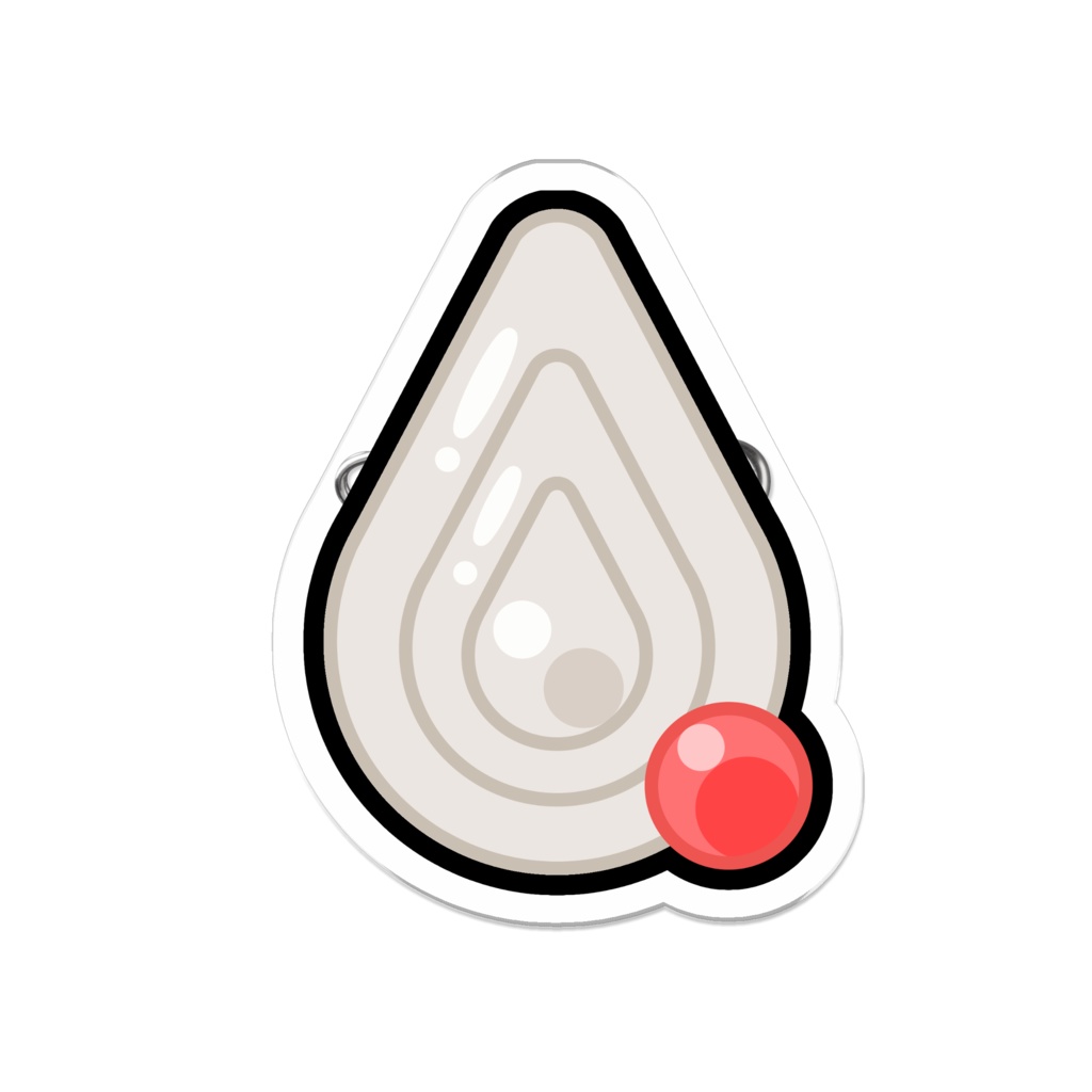 まみむめも!アクリルバッジ(ウロコ)