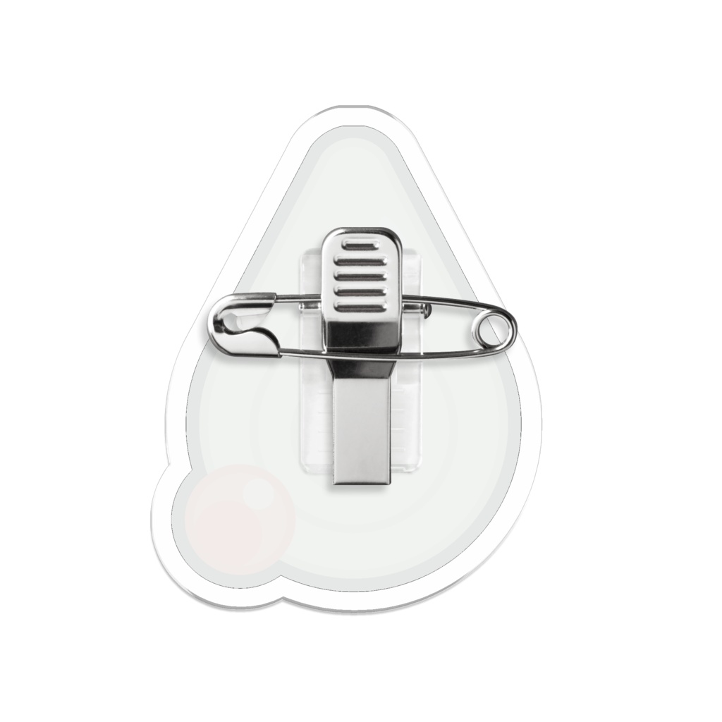 まみむめも!アクリルバッジ(ウロコ)