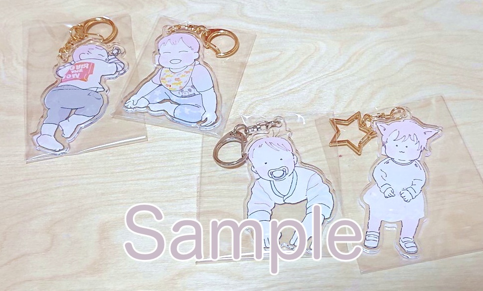 【説明】アクリルキーホルダー受注について