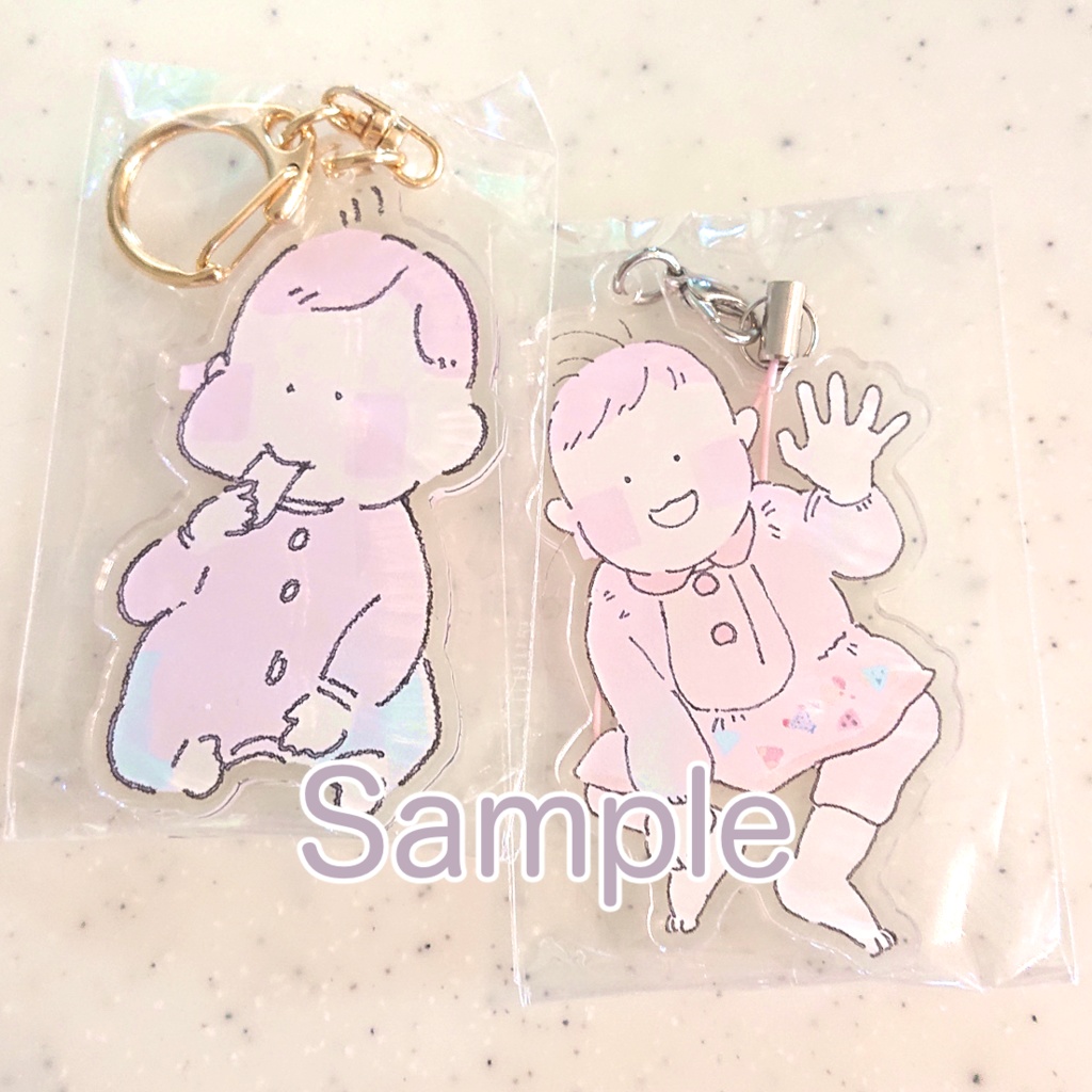 【説明】アクリルキーホルダー受注について