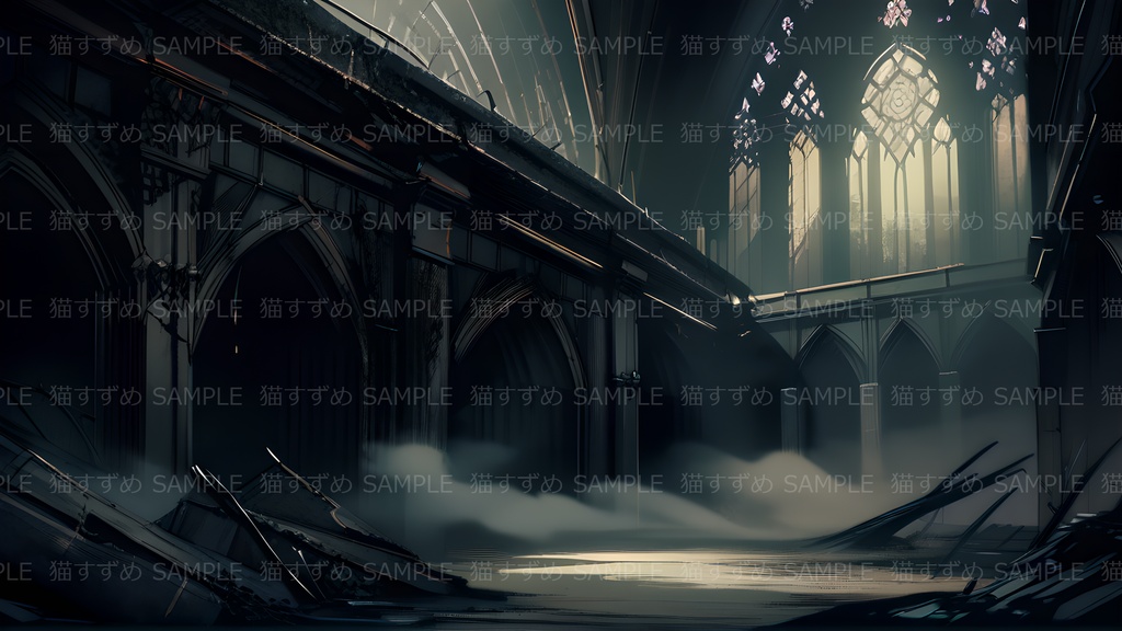 【背景100枚】ホラー洋館・廃墟|1920×1080|著作権フリー|CoC/ココフォリア/TRPG/ノベル背景素材