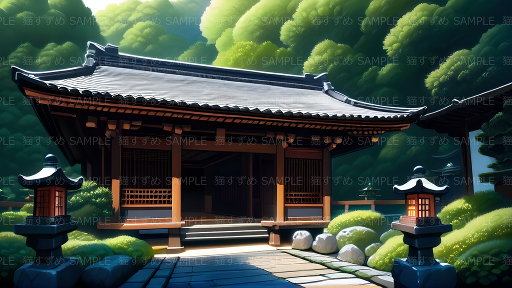 【背景100枚】和風・日本家屋・神社・旅館|1920×1080|著作権フリー|ゲーム/ADV/ノベル/TRPG背景素材