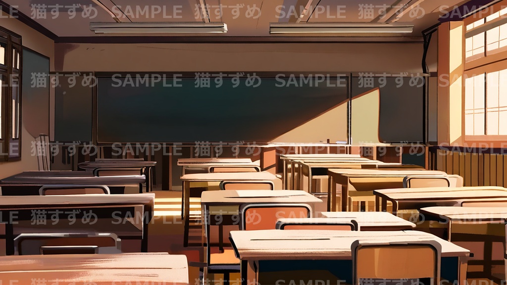 【背景100枚】学校・高校|教室/廊下/屋上/保健室|1920×1080|著作権フリー|ゲーム/ADV/ノベル/TRPG背景素材