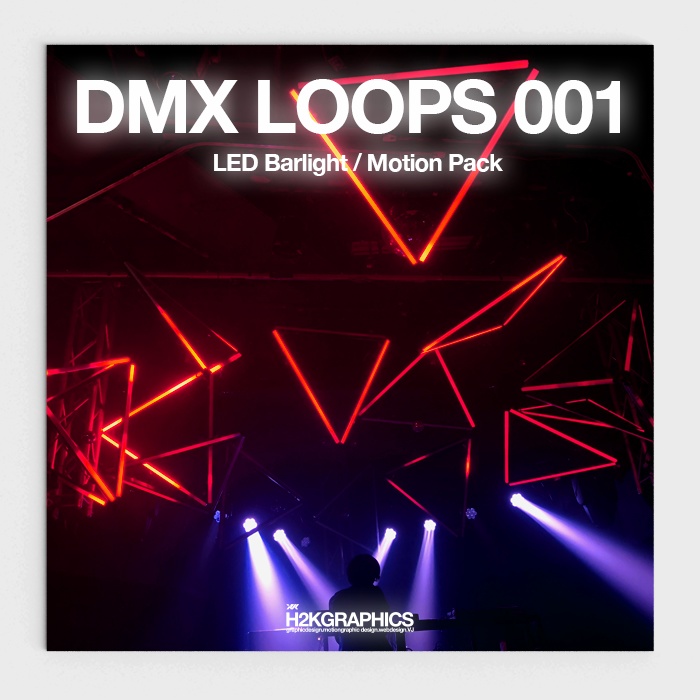 LEDバーライト用素材 / DMX LOOPS 001:LED Barlight / Motion Pack