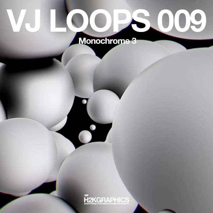 VJ素材 / VJ LOOPS 009:Monochrome3