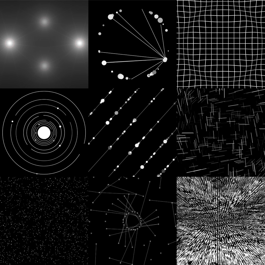 VJ素材 / VJ LOOPS 024:Monochrome5 FREE DOWNLOAD