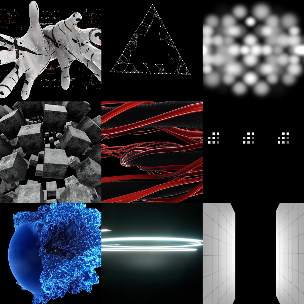 VJ素材 / VJ LOOPS 025:Technique2