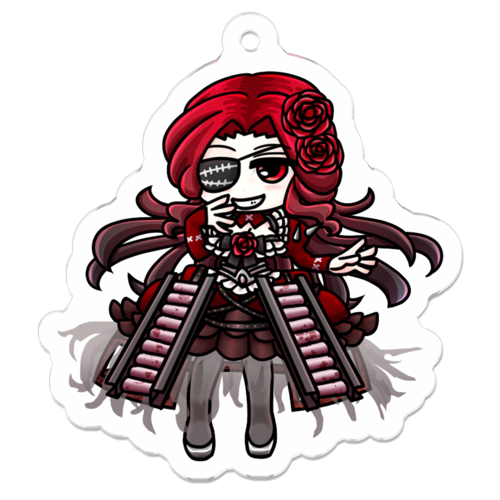 デフォルメアクリルキーホルダー(ローラーコンベア)