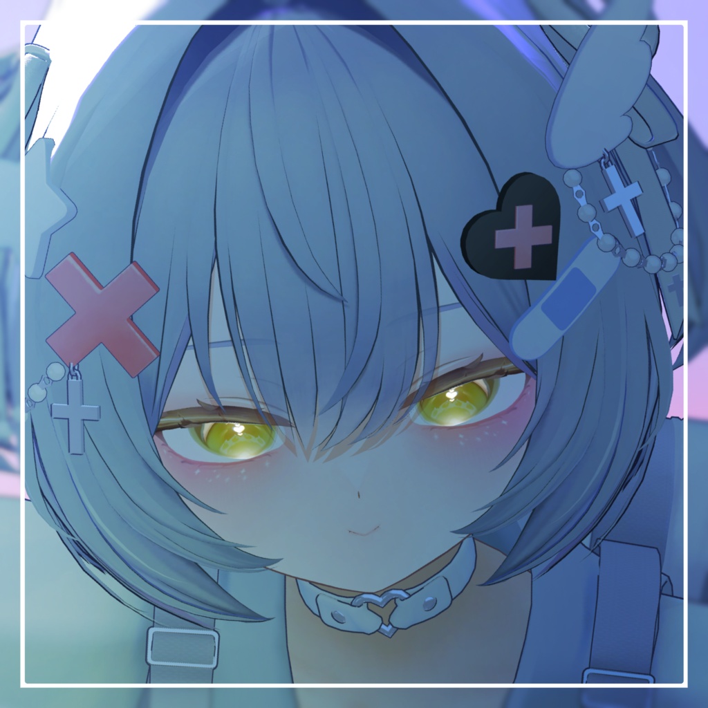 🦑発売記念!無料&セール🐾【5アバター対応】暗闇でほんのり点滅🌟ルミニャスアイ Eye Texture