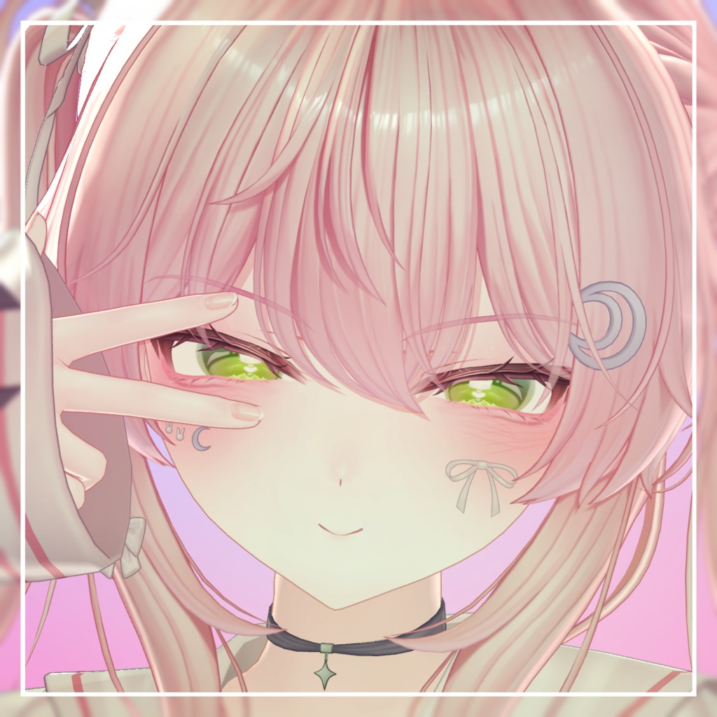 🦑発売記念!無料&セール🐾【5アバター対応】暗闇でほんのり点滅🌟ルミニャスアイ Eye Texture