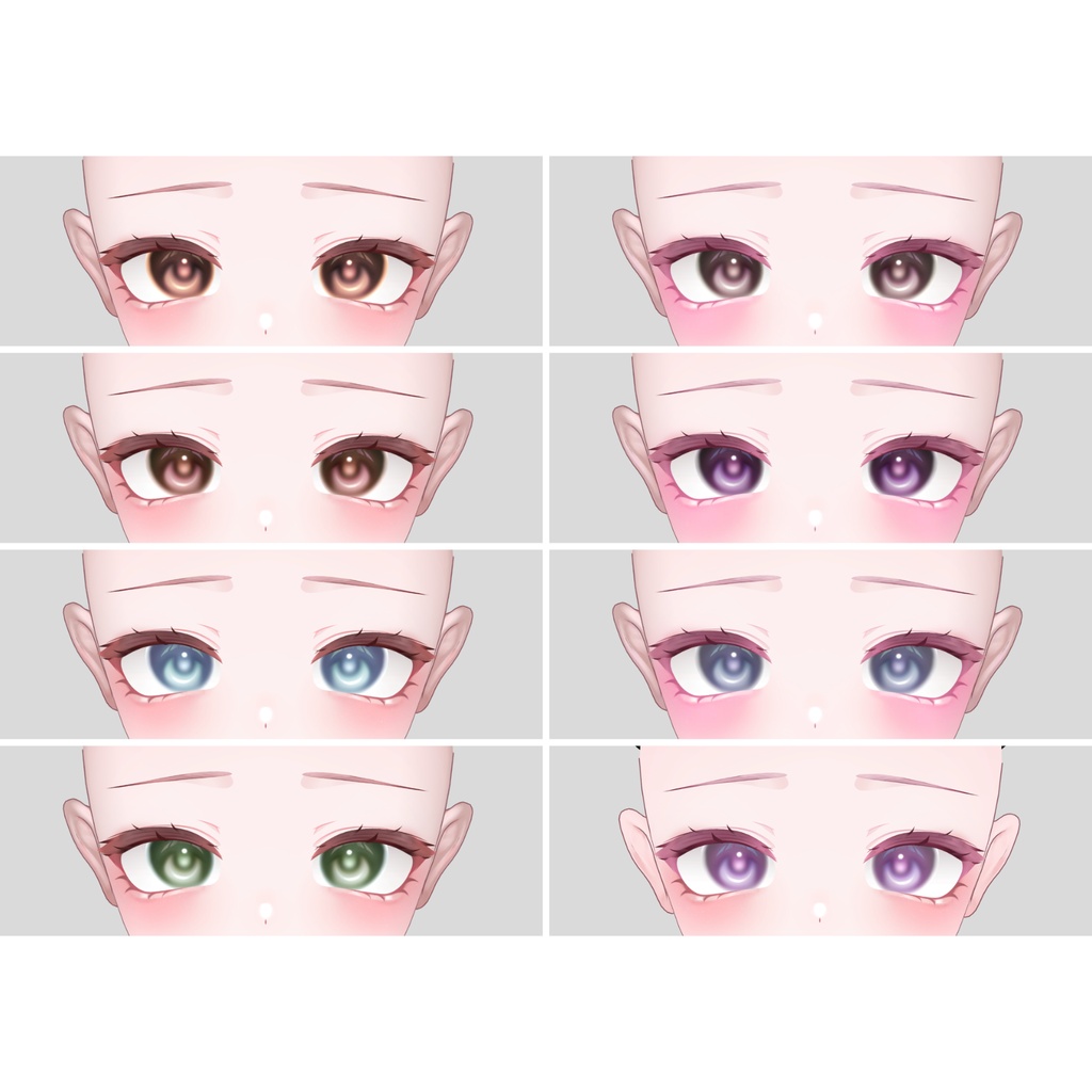 ãèŒå€-Kaguya-ãðŠçºå£²èšå¿µïŒç¡æïŒã»ãŒã«ðŸMellow Bloom Makeup ïŒ body & Eye Texture + Face Anim