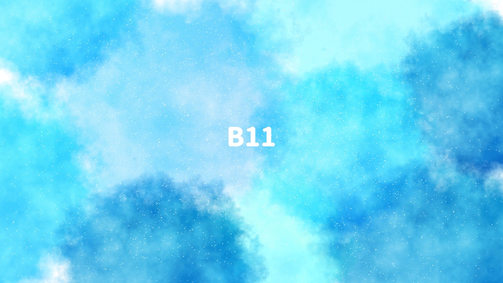 【動く背景】青色の水彩絵の具で塗ったような美しい背景🖌️