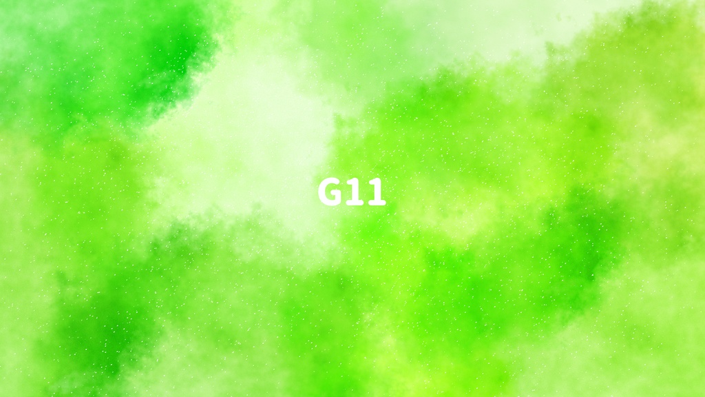 【動く背景】緑色の水彩絵の具で塗ったような美しい背景