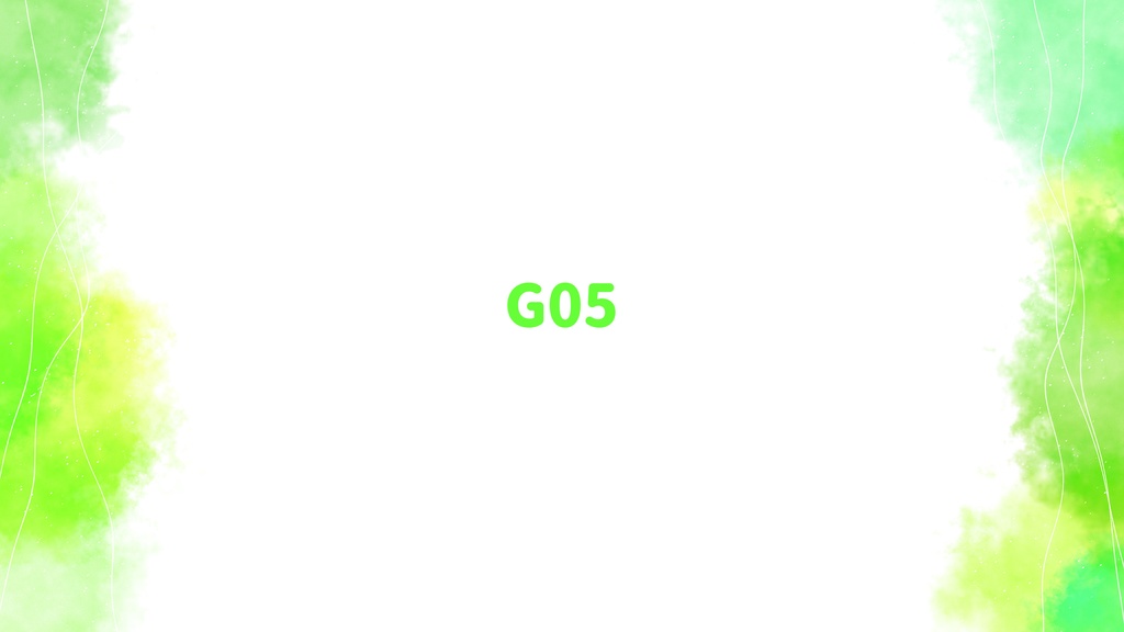 【動く背景】緑色の水彩絵の具で塗ったような美しい背景