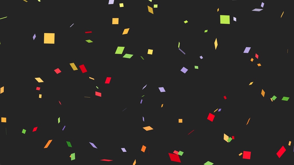 【エフェクト素材】パーティ演出に!紙吹雪の透過素材セット(背景透過PNG)