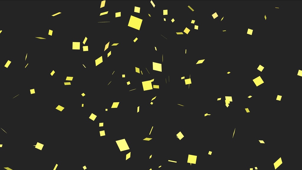 【エフェクト素材】パーティ演出に!紙吹雪の透過素材セット(背景透過PNG)