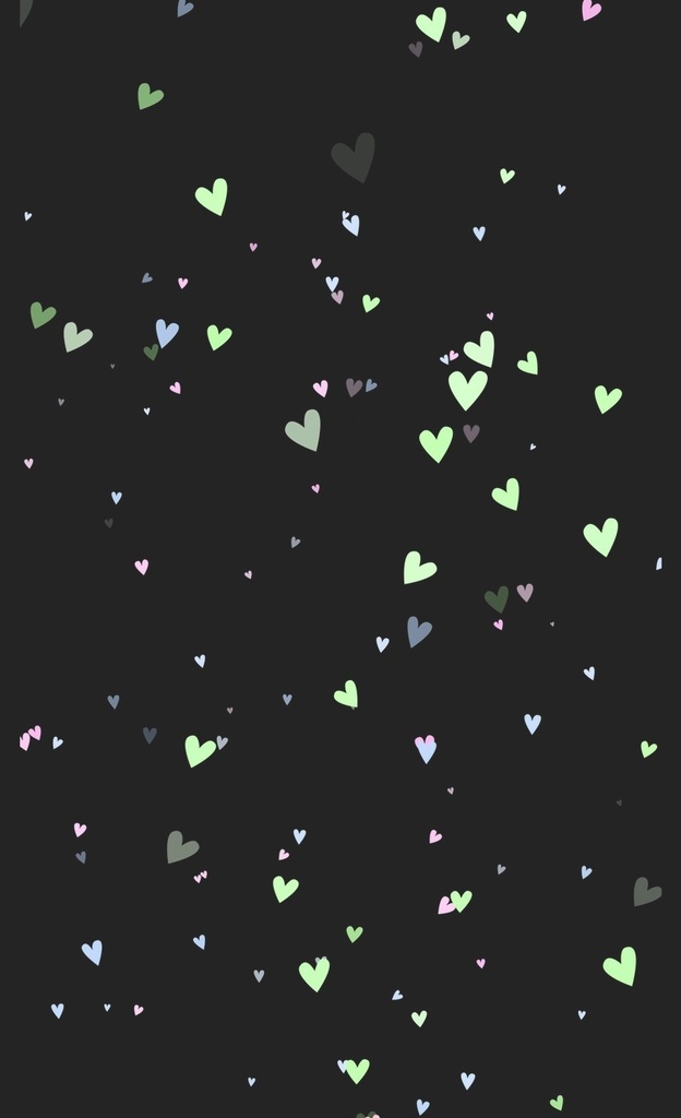 【エフェクト素材】パステルカラーがかわいい❤️ハートが舞う透過PNG画像素材