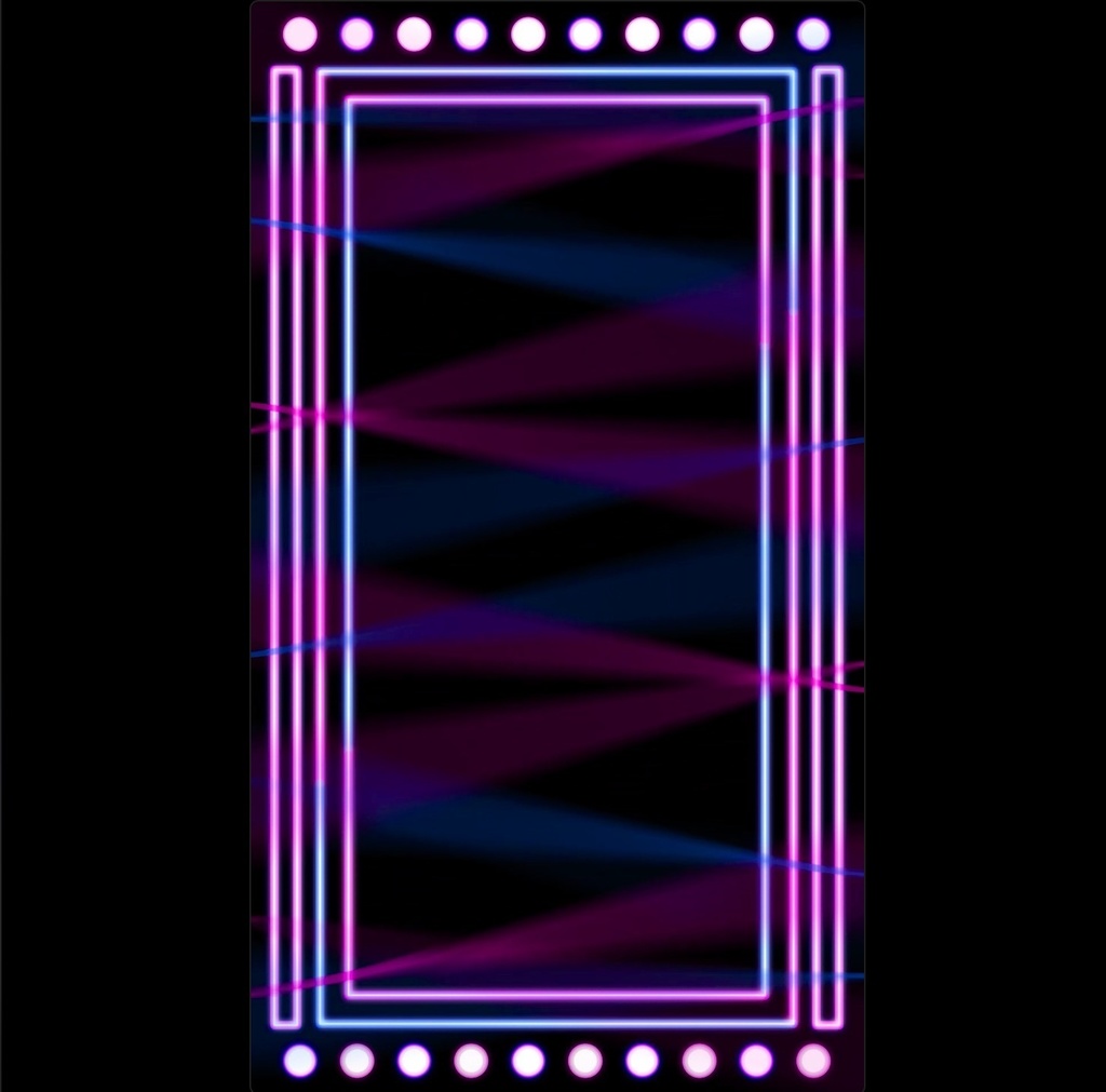 【動く背景】カワイイ❤️ネオン背景•ライブステージのようなアニメーション各種🎵