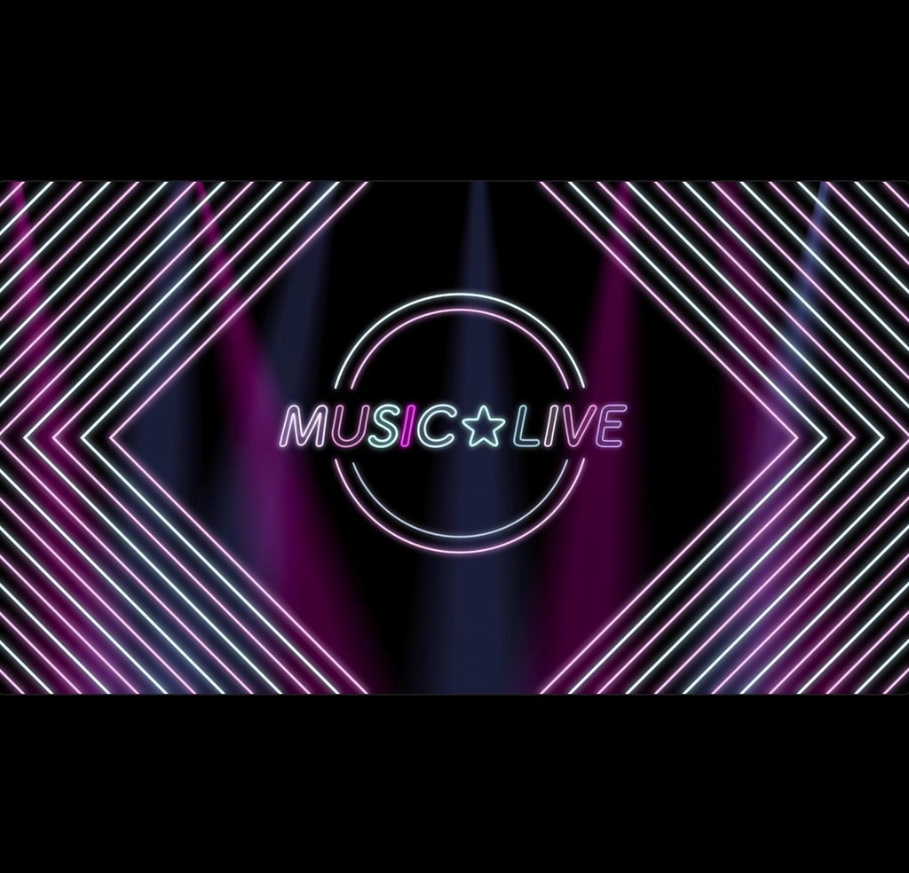 【動く背景】カワイイ❤️ネオン背景•ライブステージのようなアニメーション各種🎵