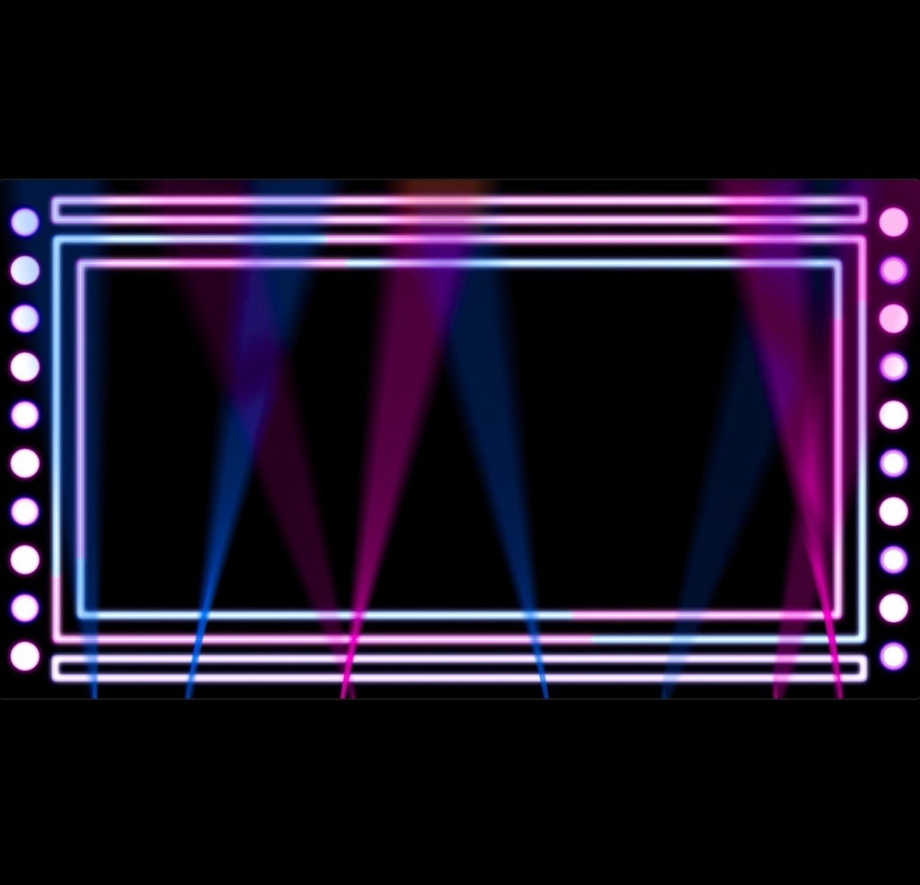 【動く背景】カワイイ❤️ネオン背景•ライブステージのようなアニメーション各種🎵