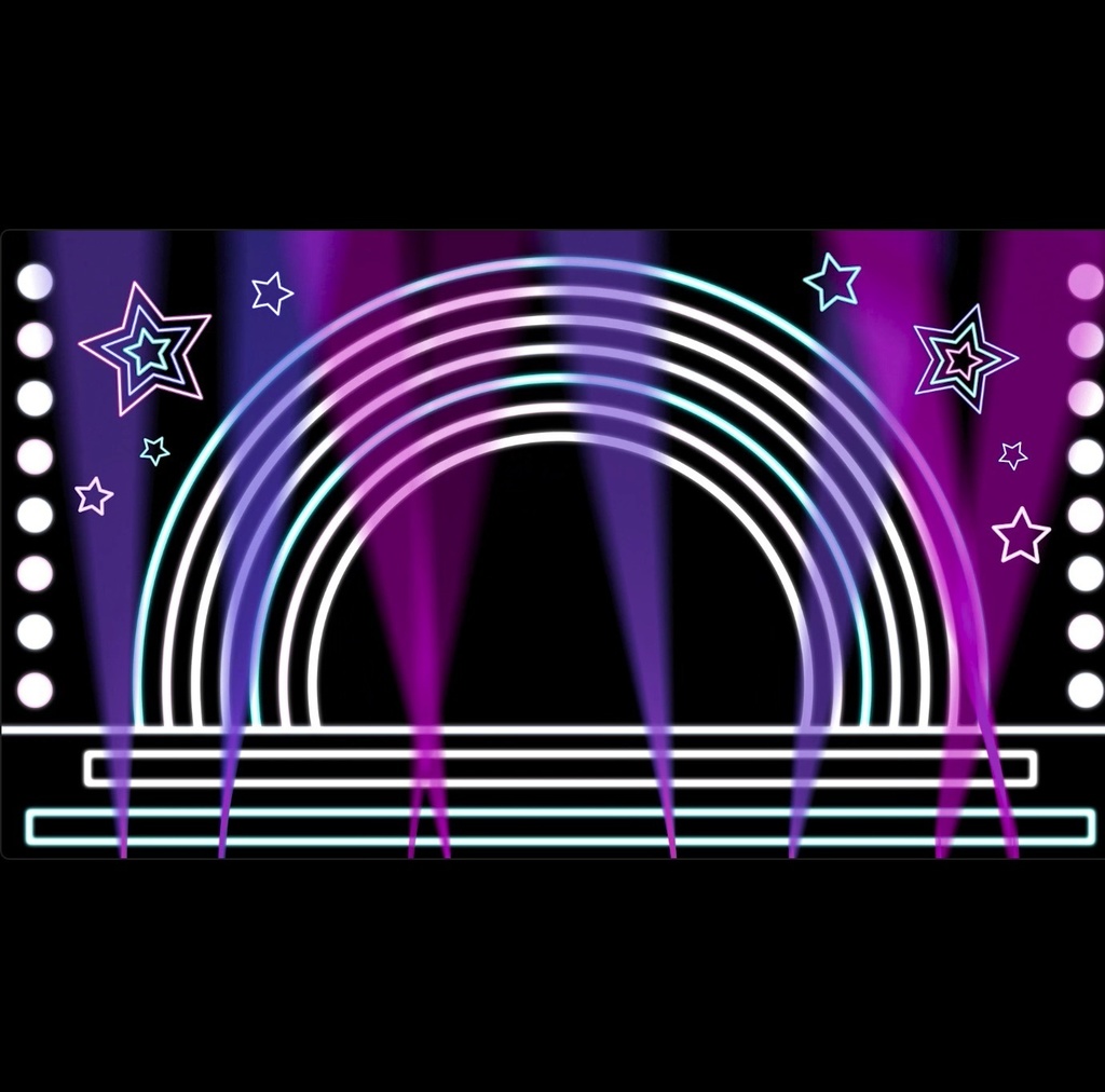 【動く背景】カワイイ❤️ネオン背景•ライブステージのようなアニメーション各種🎵