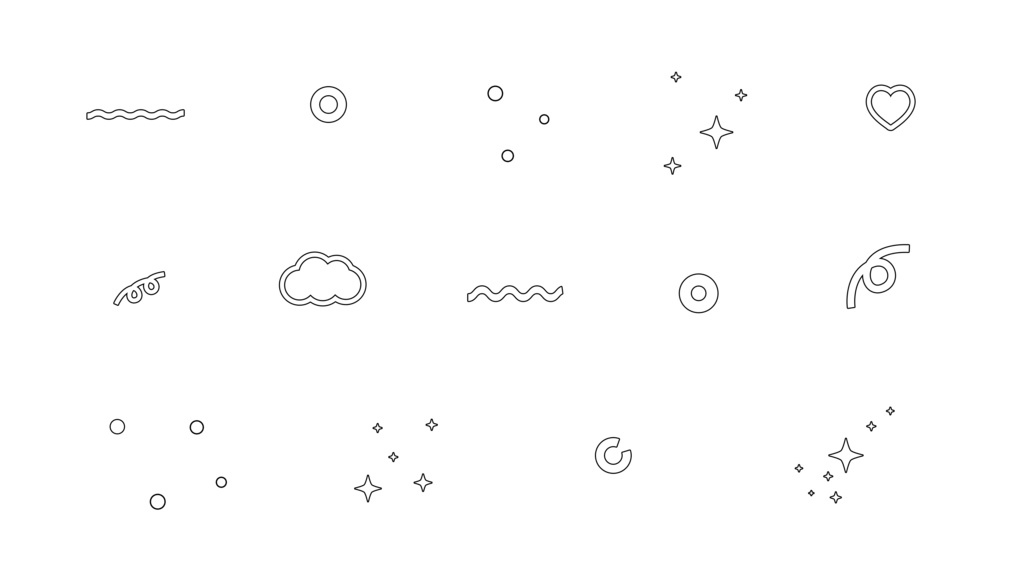 【アイコン&吹き出し素材】背景透過で使いやすい!可愛い❤️アイコンや吹き出し画像セット