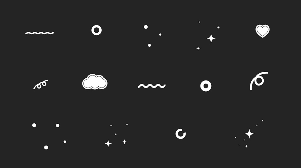 【アイコン&吹き出し素材】背景透過で使いやすい!可愛い❤️アイコンや吹き出し画像セット