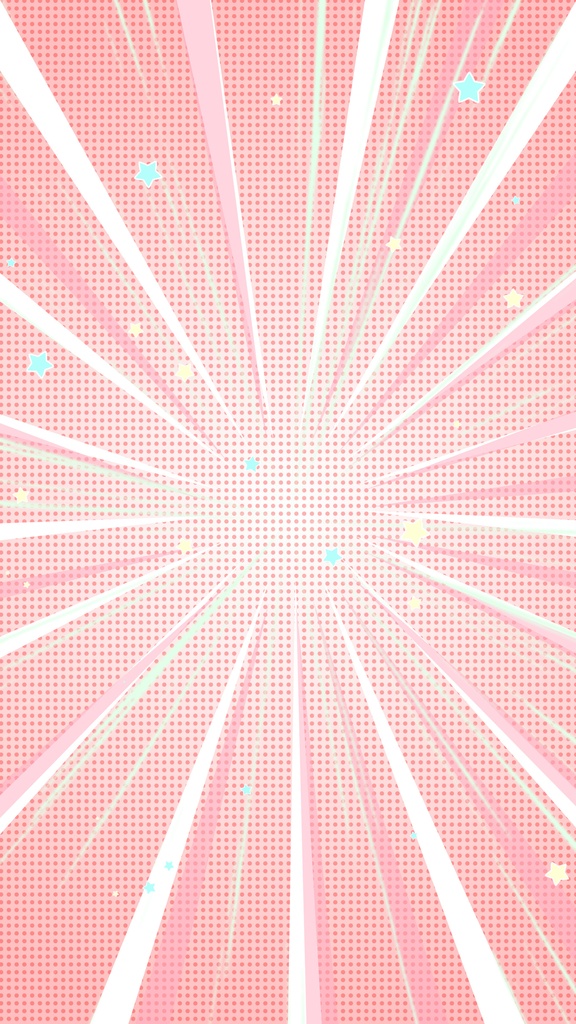 3カラー【ループ背景アニメーション】アメコミ風!カラフルPOPな注目線