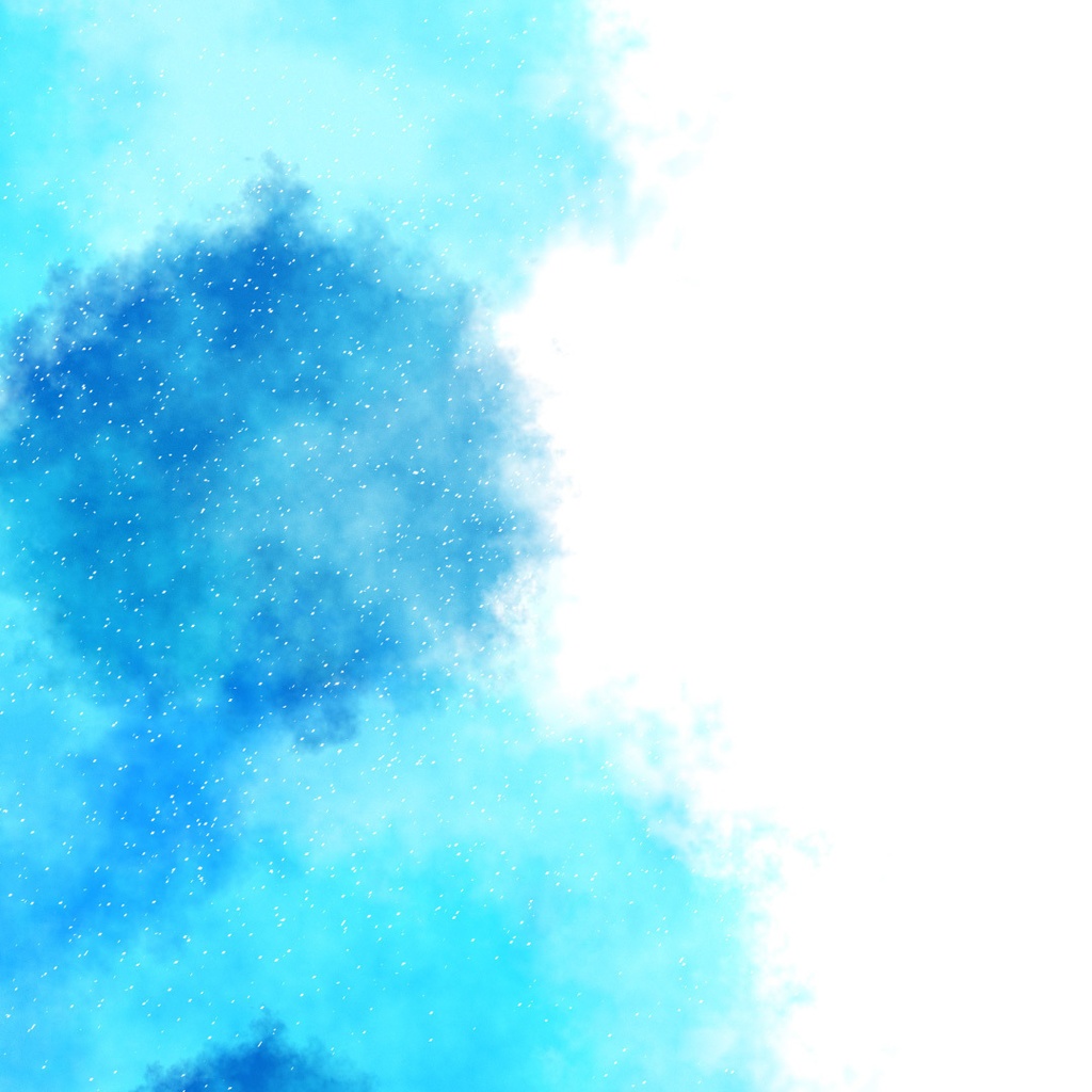 【背景素材】青色の水彩絵の具🎨🖌️で描いたような美しいグラデーション壁紙