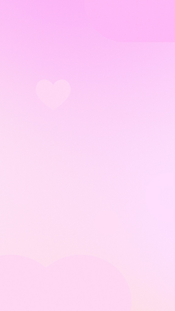 【背景素材】ハート❤️や図形のパステルカラーが美しい癒しのグラデーション壁紙