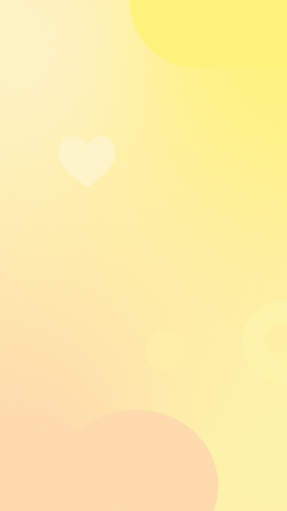 【背景素材】ハート❤️や図形のパステルカラーが美しい癒しのグラデーション壁紙