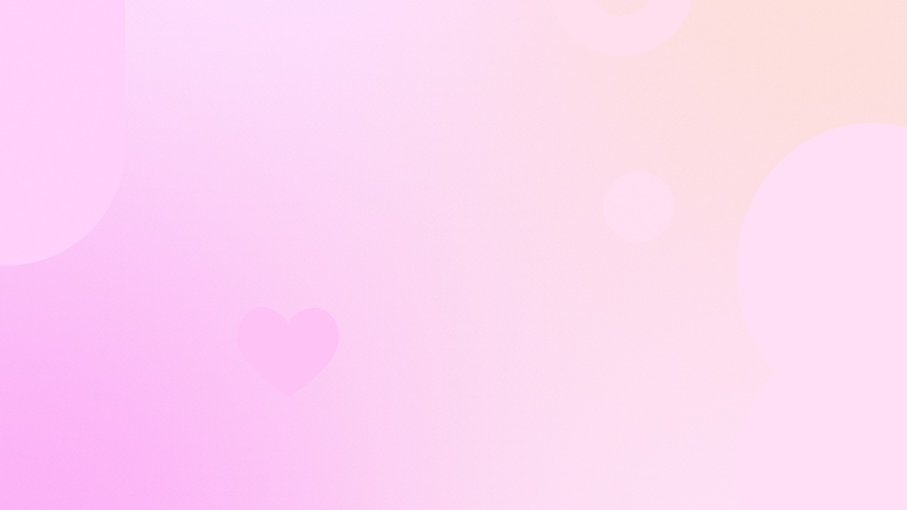 【背景素材】ハート❤️や図形のパステルカラーが美しい癒しのグラデーション壁紙