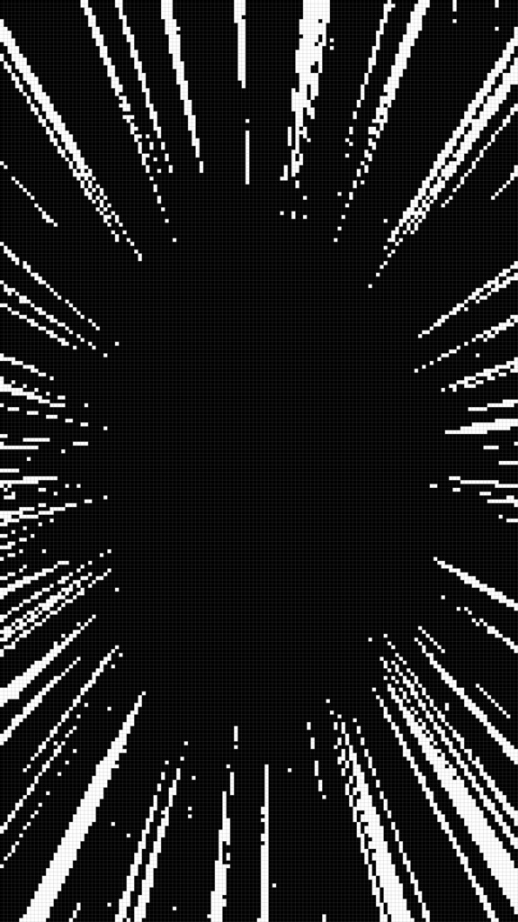 【背景素材】8bitレトロゲーム風集中線🎮📕