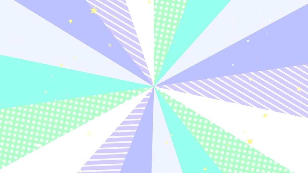 【背景素材】カラフルでPOPな演出に🌟カワイイ背景イラスト